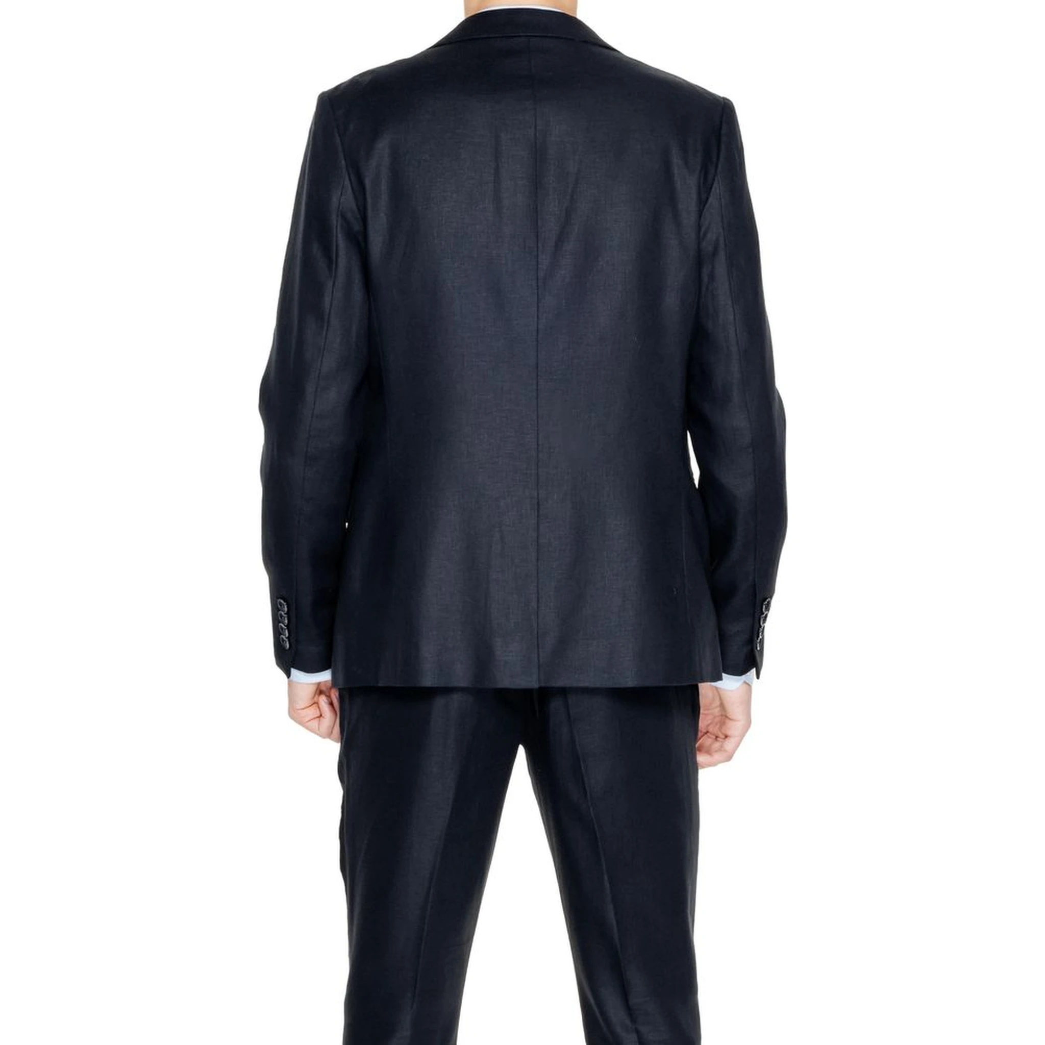 Black Linen Blazer