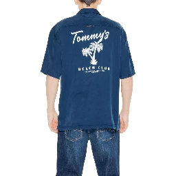 Blue Lyocell Shortsleeve Shirt