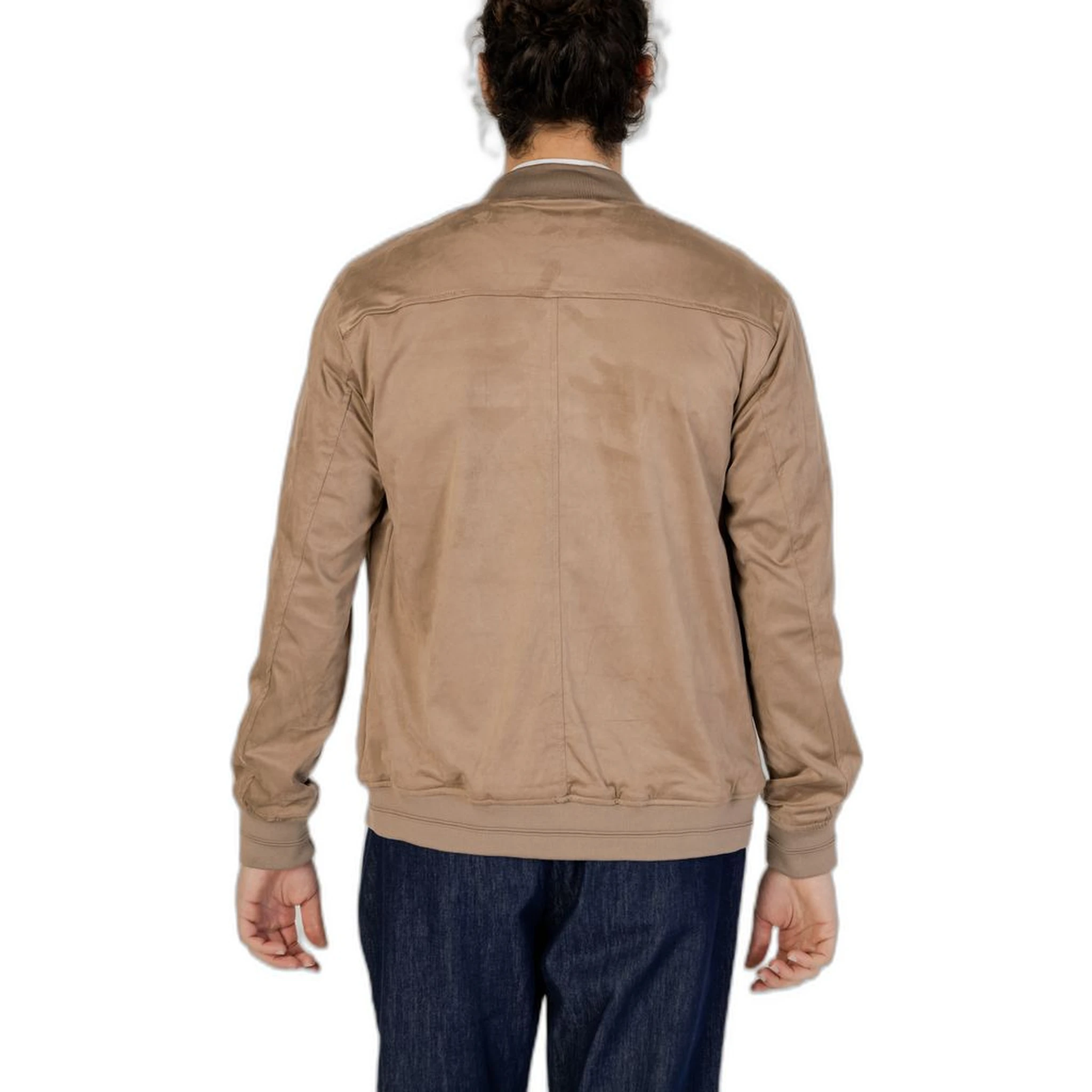 Brown Polyester Bomber
