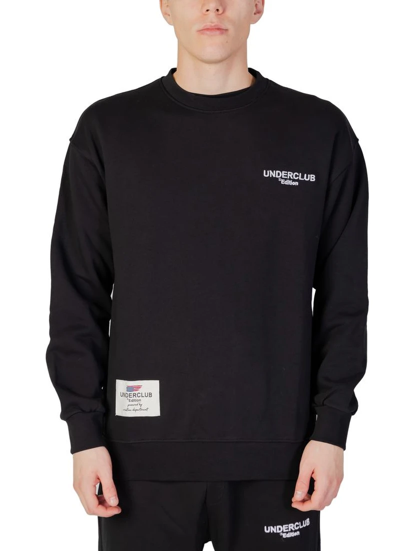 سويت شيرت قطني أسود