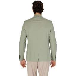 Green Cotton Blazer