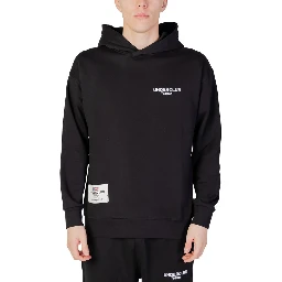 Black Cotton Hoodie