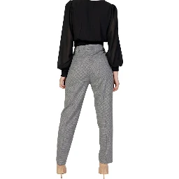 Black Polyester Pants