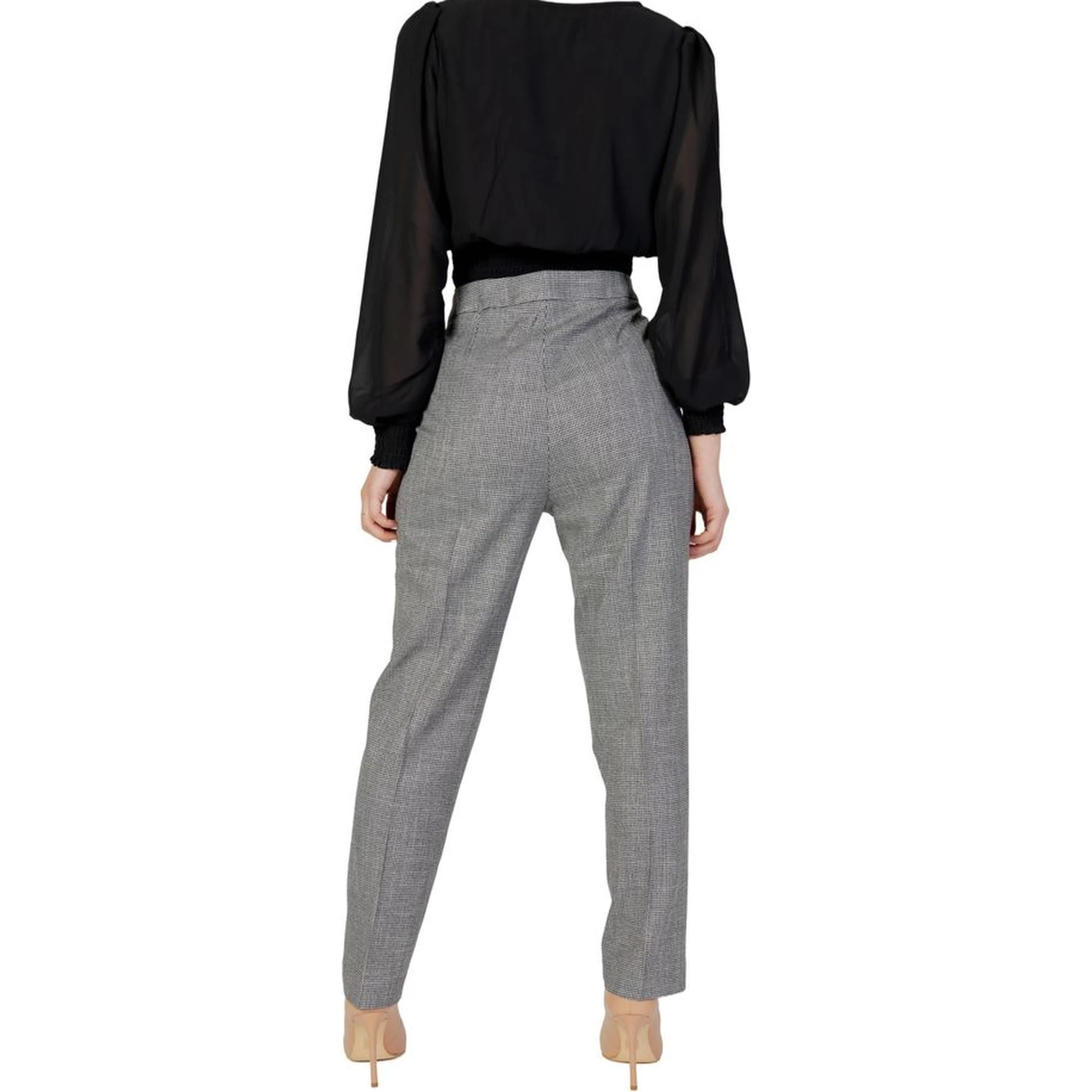 Black Polyester Pants