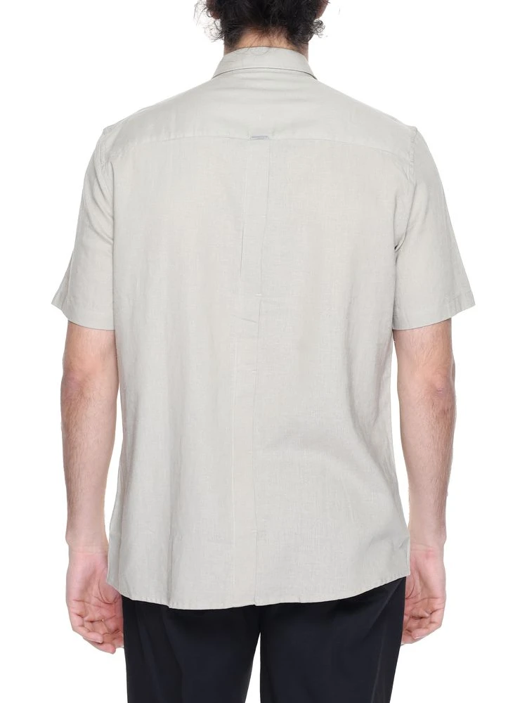 Beige Linen Shortsleeve Shirt alternative