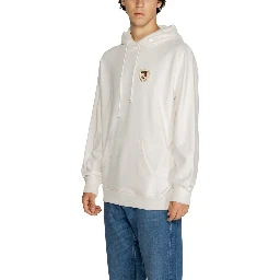 White Cotton Hoodie