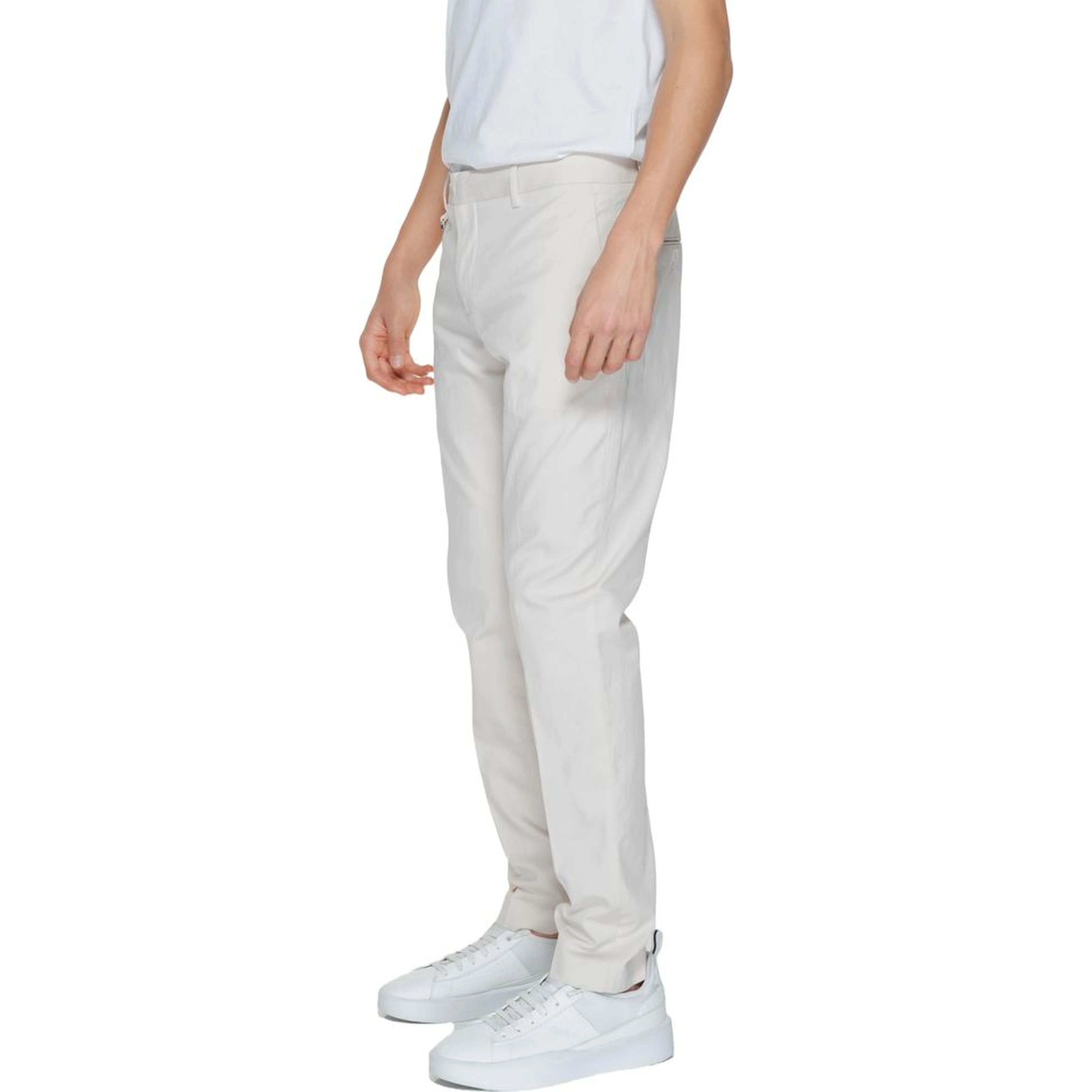 Beige Cotton Pant
