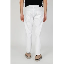 White Cotton Skinny Jeans