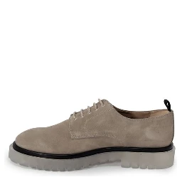 Beige Polyethylene Oxfords And Derbies