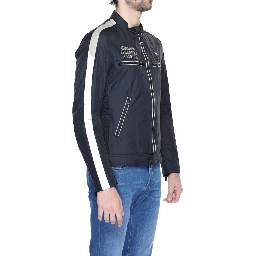Black Polyamide Biker Jacket