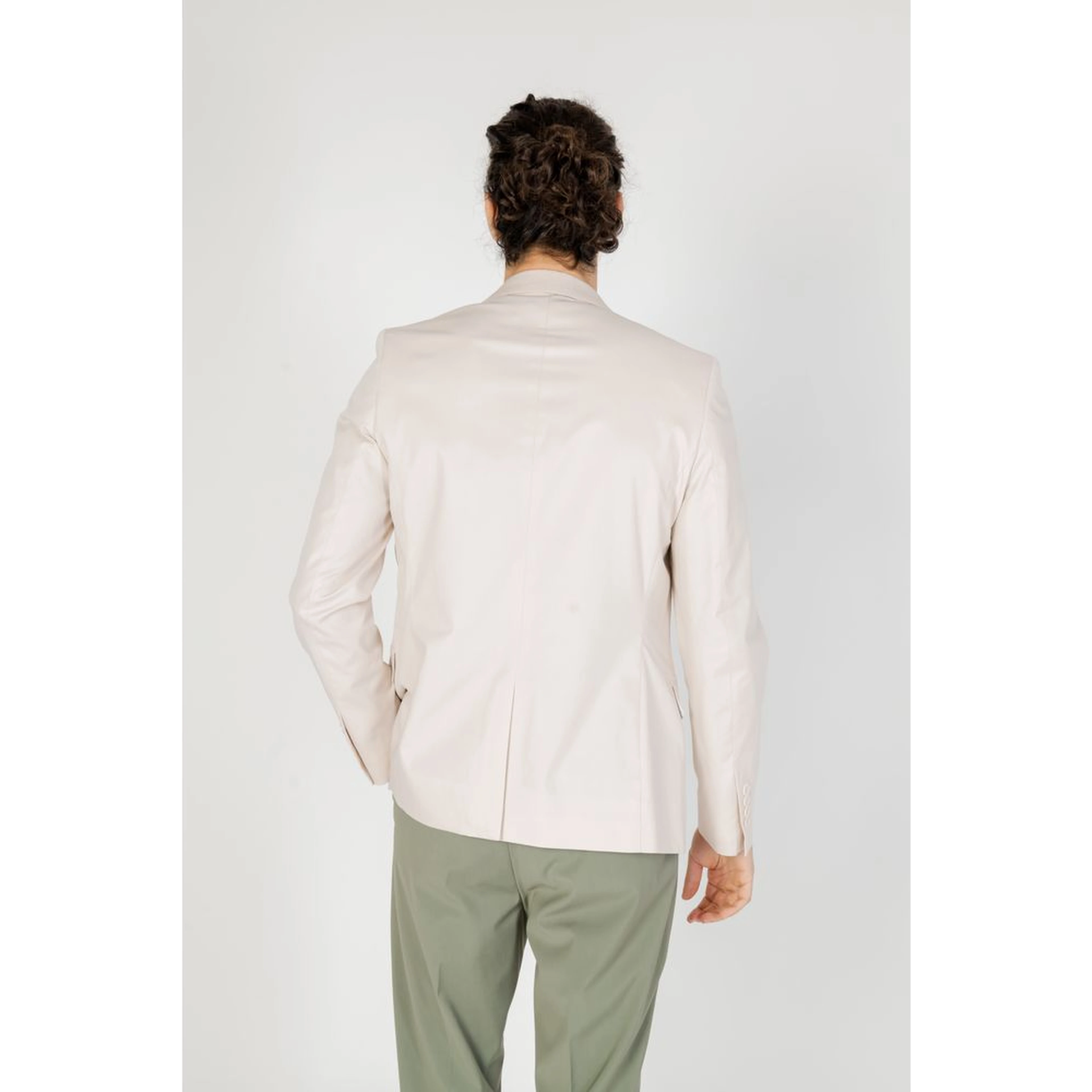 Cream Cotton Blazer