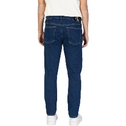 Blue Cotton Slim Fit Jeans