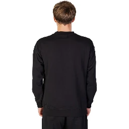 سويت شيرت قطني أسود