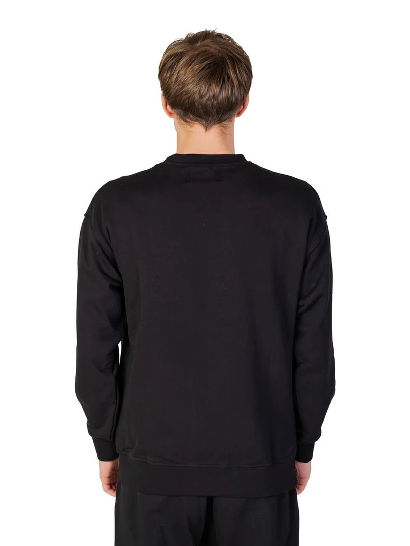 سويت شيرت قطني أسود