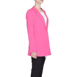 Pink Polyester Blazer