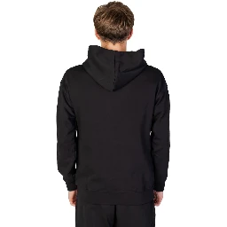 Black Cotton Hoodie