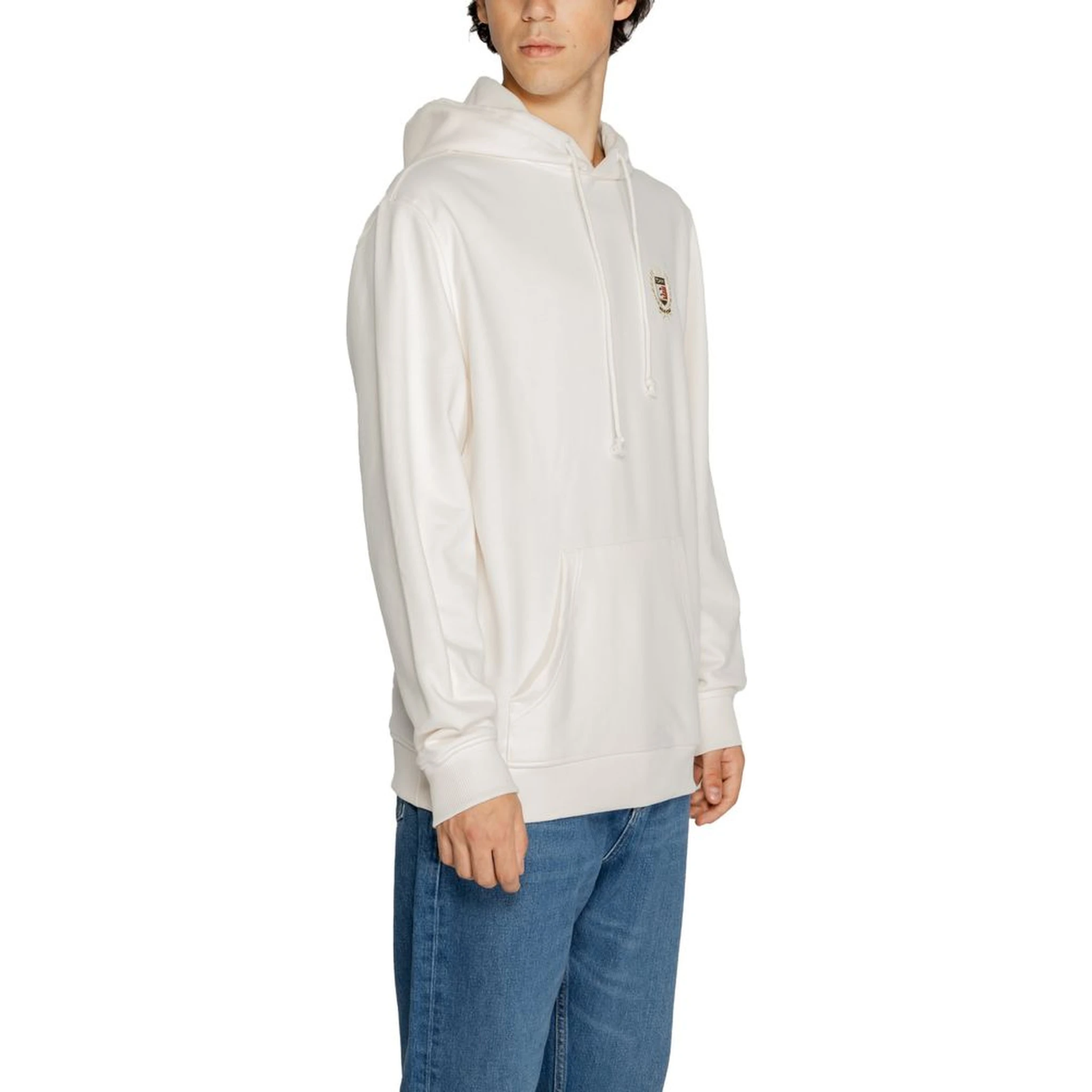 White Cotton Hoodie