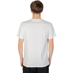 تي شيرت قطني أبيض