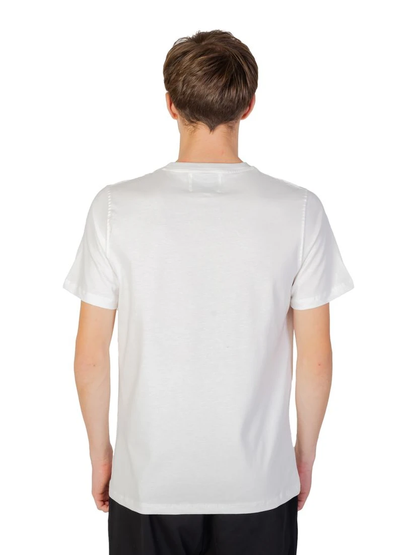 تي شيرت قطني أبيض