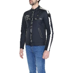 Black Polyamide Biker Jacket
