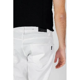White Cotton Skinny Jeans