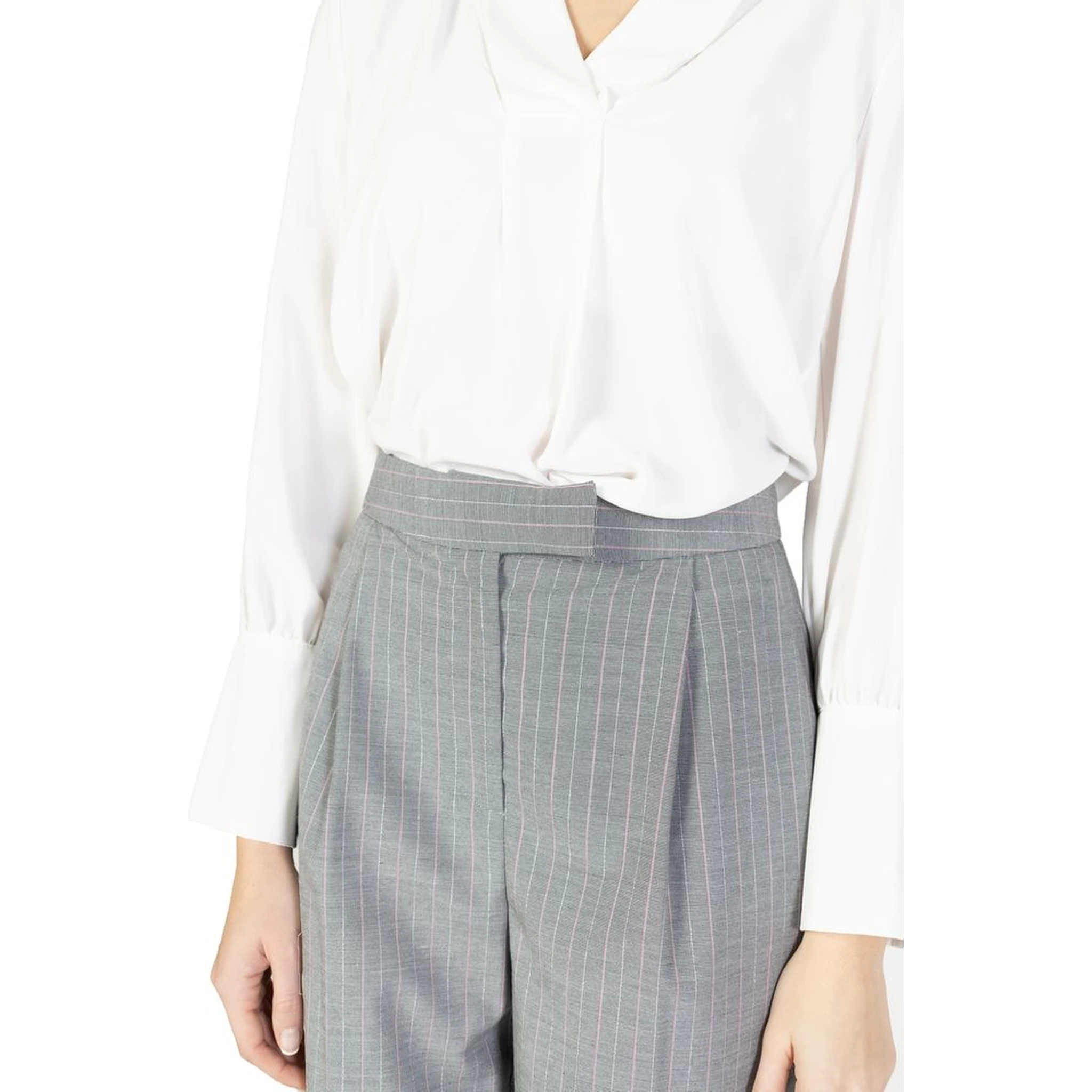 Multicolor Polyester Casual Pants