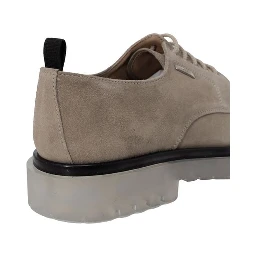 Beige Polyethylene Oxfords And Derbies
