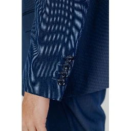 Blue Polyester Blazer