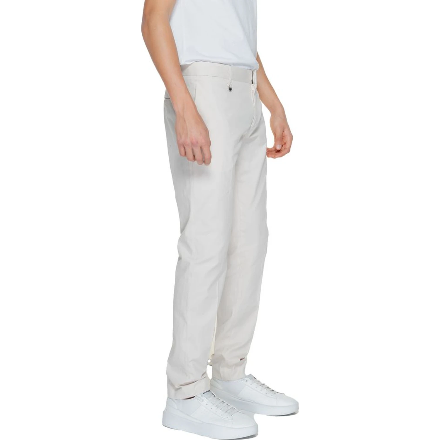 Beige Cotton Pant