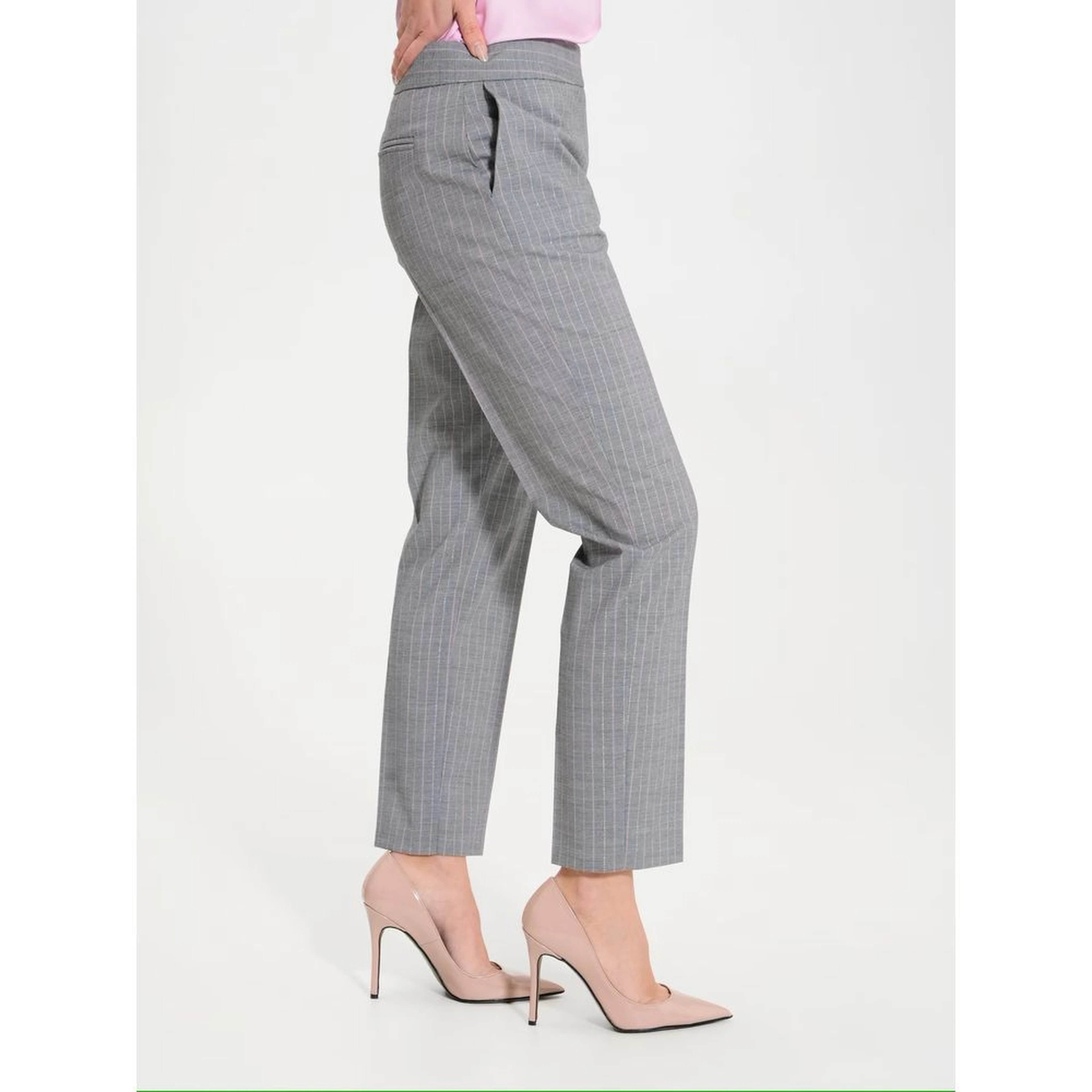 Multicolor Polyester Pants