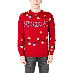 Red Marabou Sweatshirt