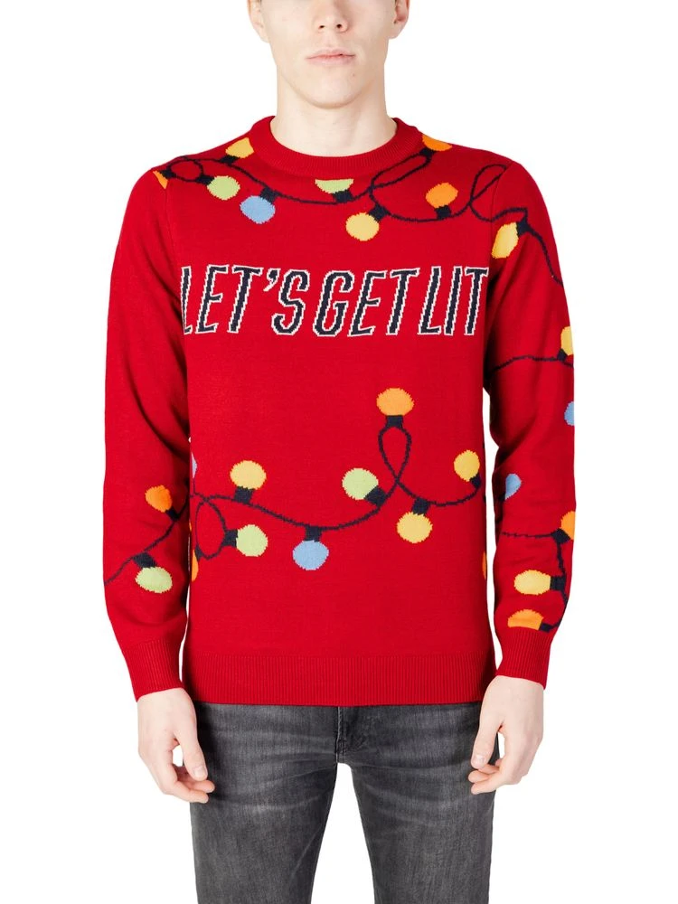 Red Marabou Sweatshirt