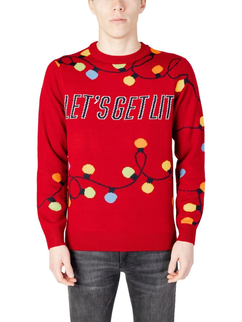 Red Marabou Sweatshirt