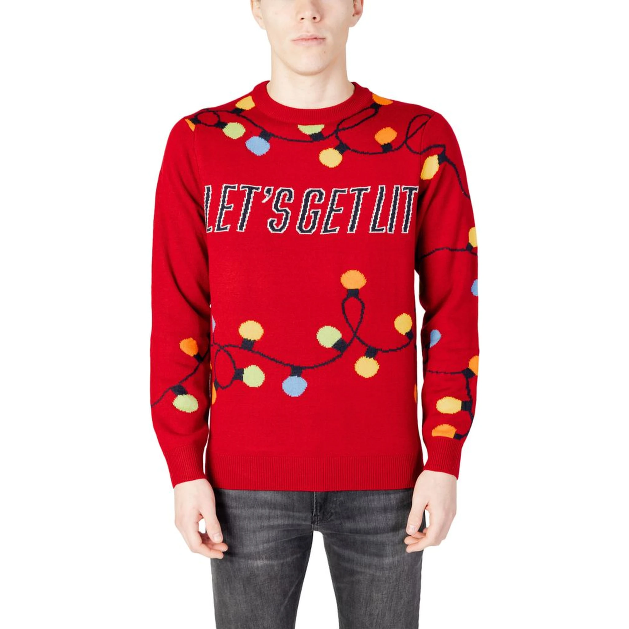 Red Marabou Sweatshirt