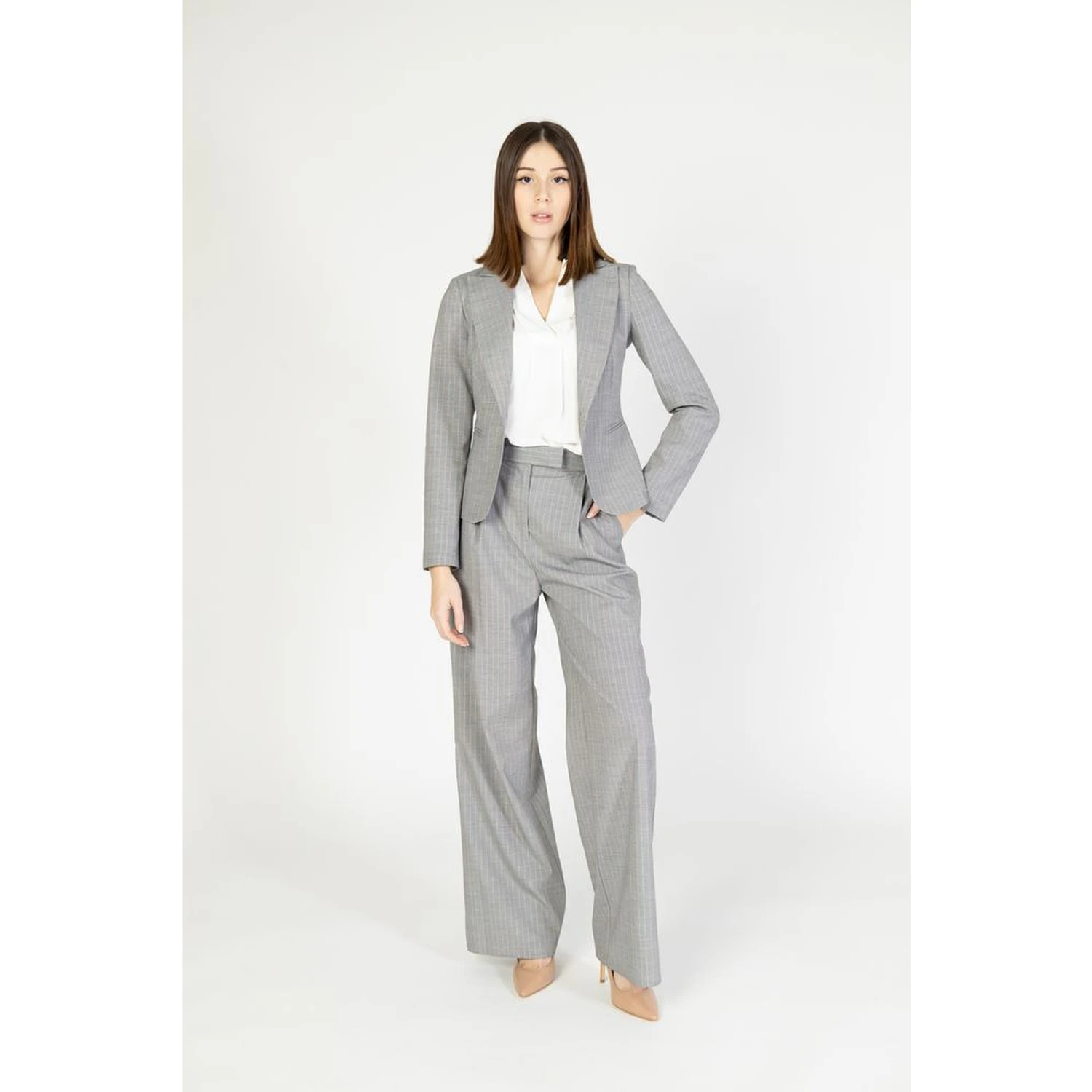 Multicolor Polyester Casual Pants
