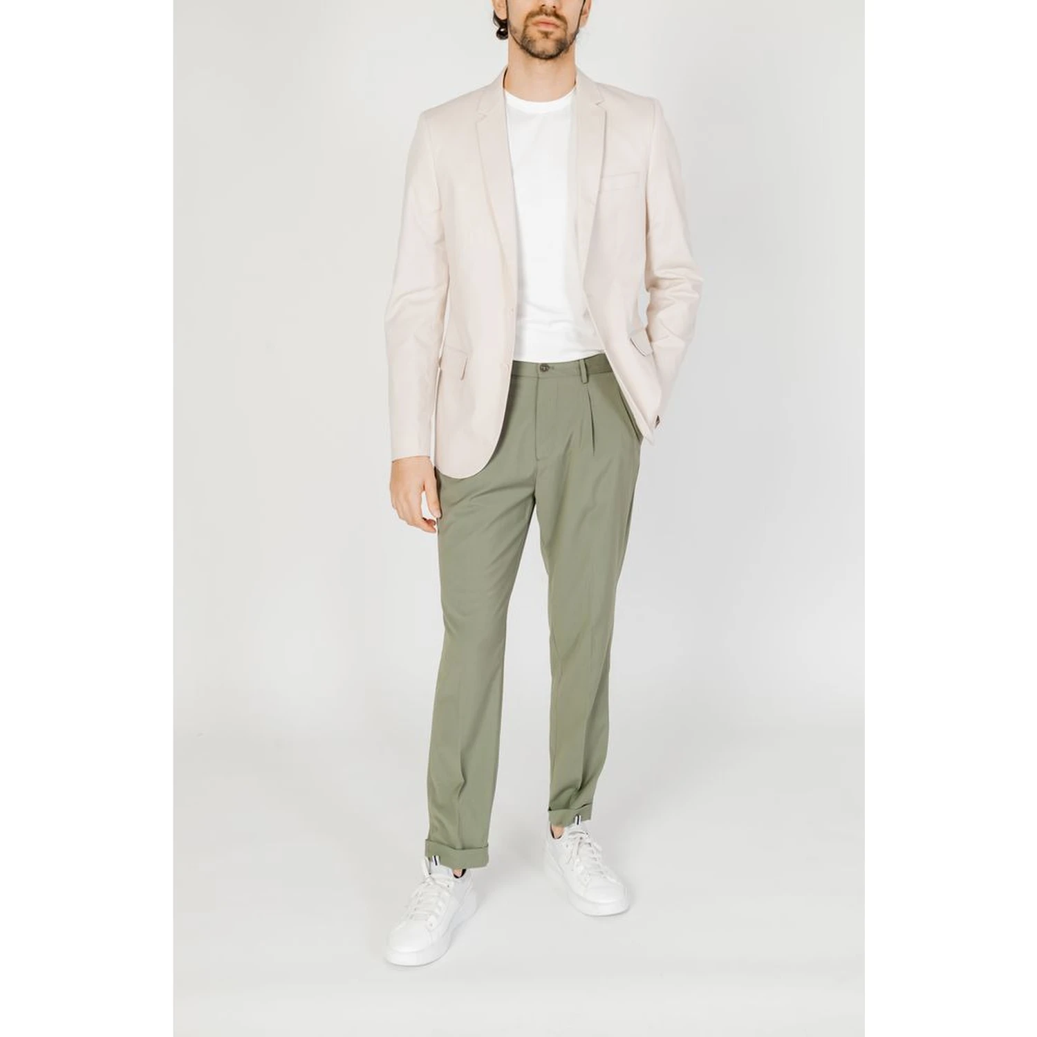Cream Cotton Blazer
