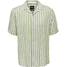 Green Viscose Shortsleeve Shirt