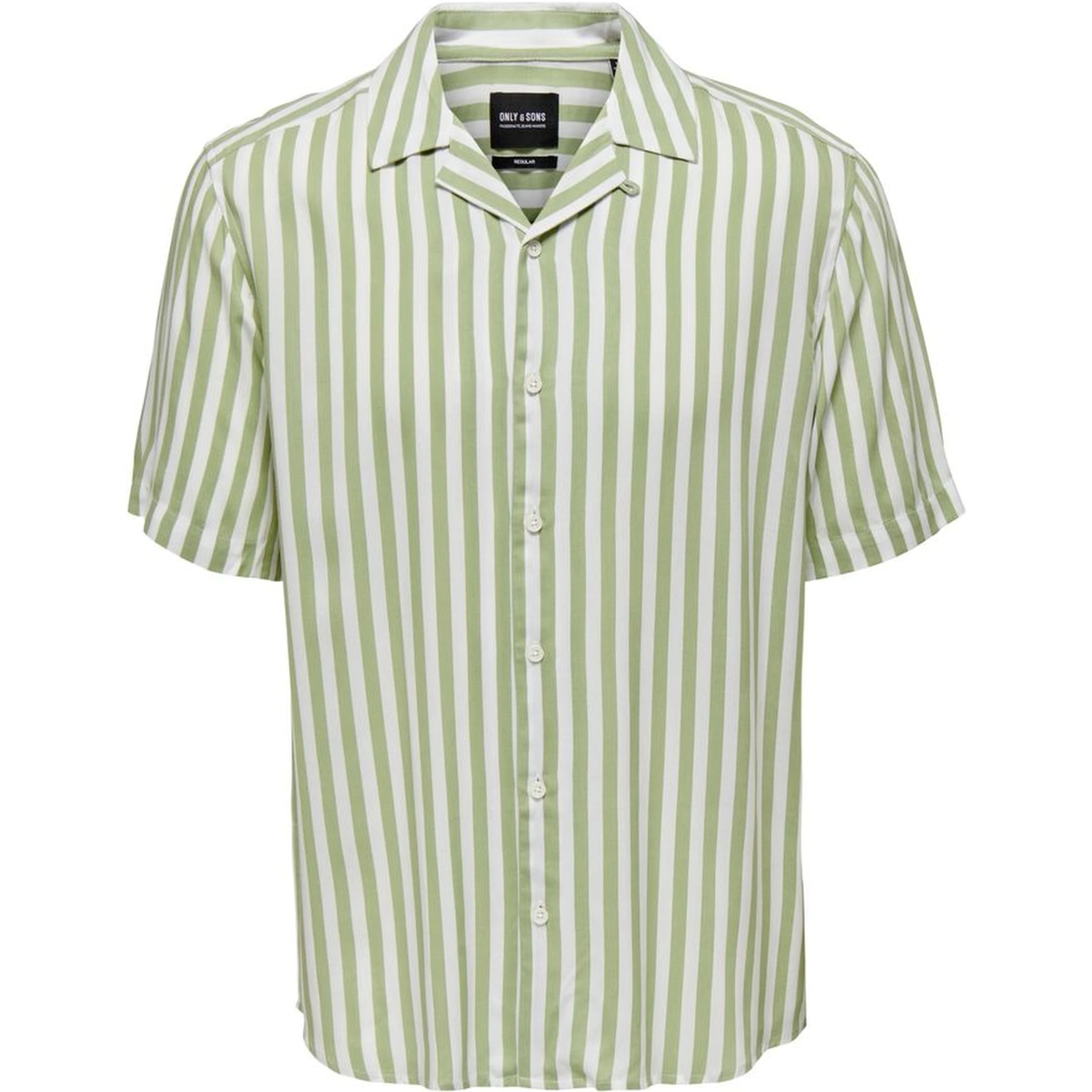 Green Viscose Shortsleeve Shirt