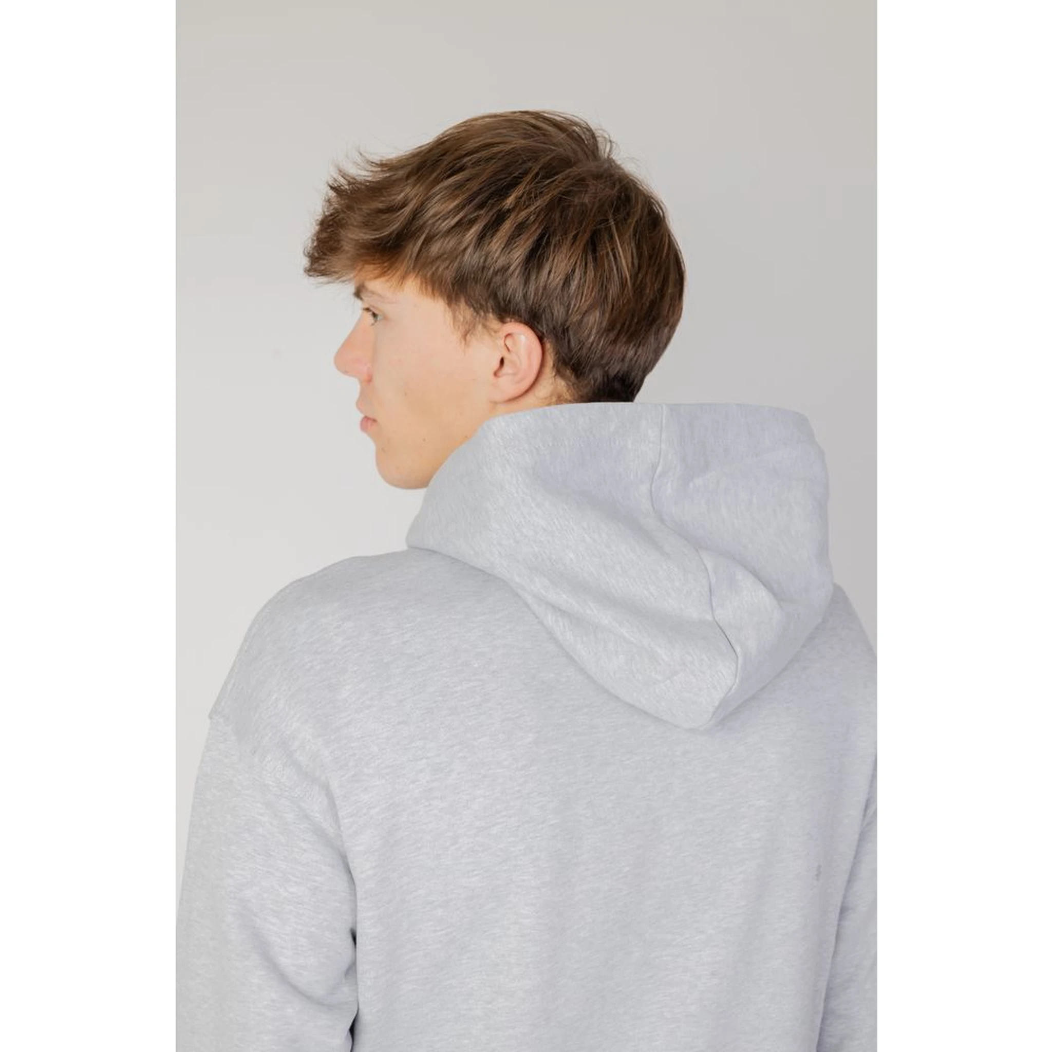 Gray Cotton Hoodie