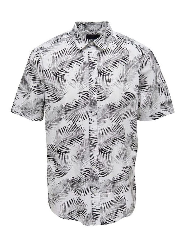 White Cotton Shortsleeve Shirt