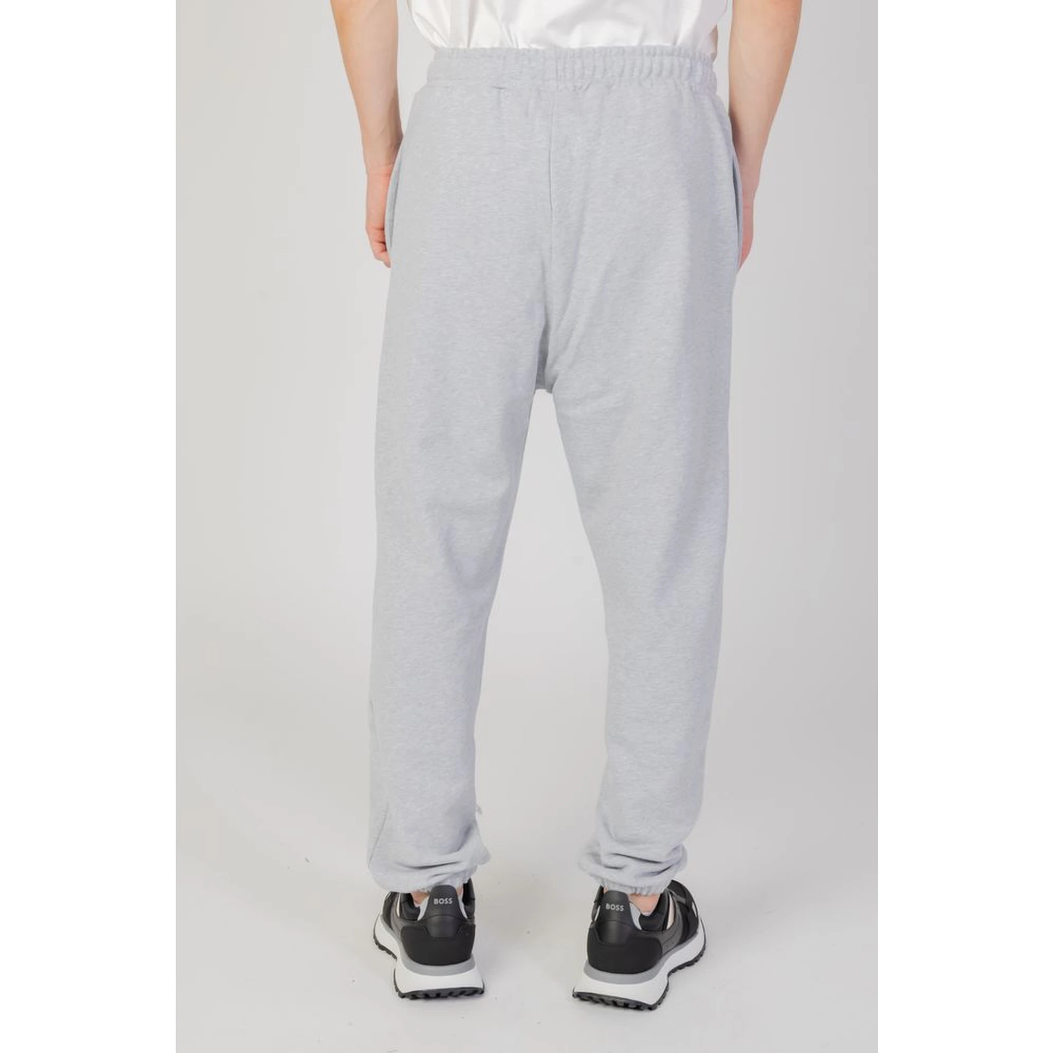 Gray Cotton Joggers (Workout Pants)