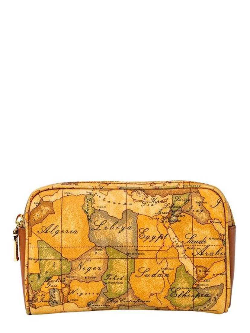 Beige Leather Belt Bag