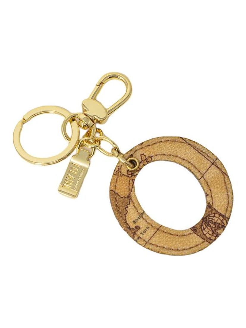 Beige Polyethylene Keychain