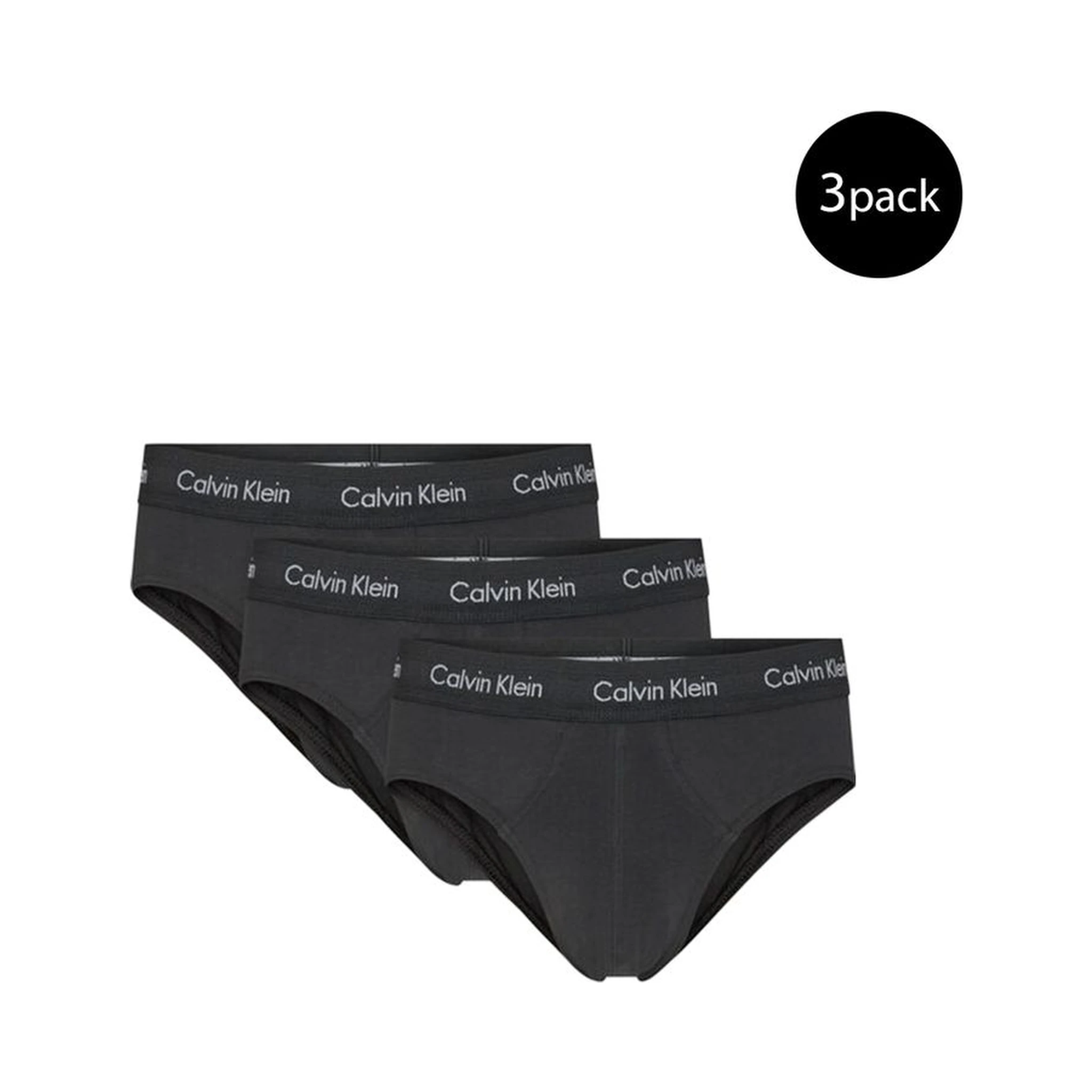 Black Elastane Briefs
