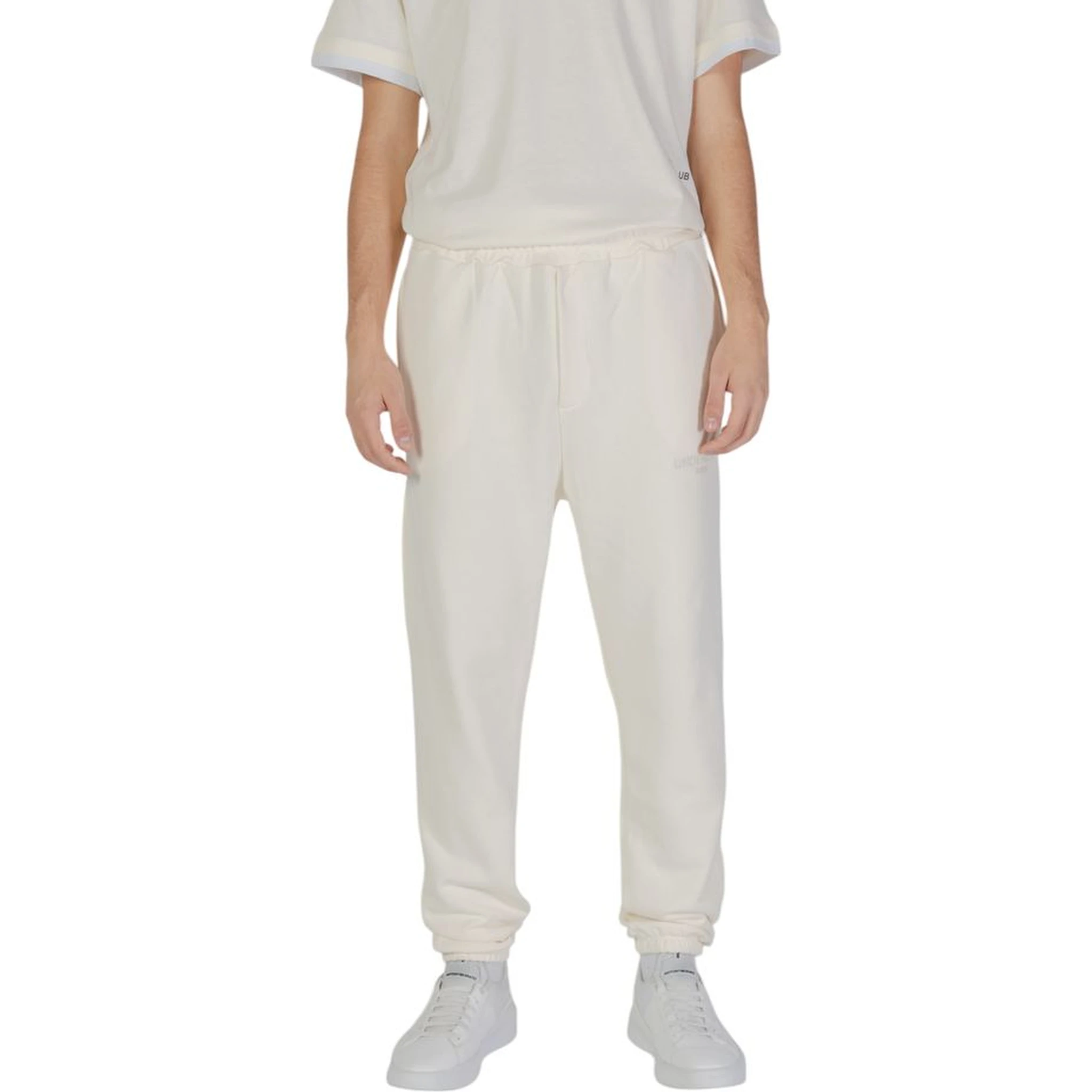 Cream Cotton Joggers (Workout Pants)