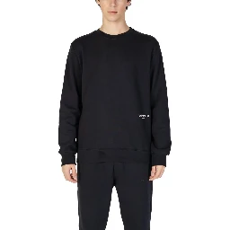 سويت شيرت قطني أسود