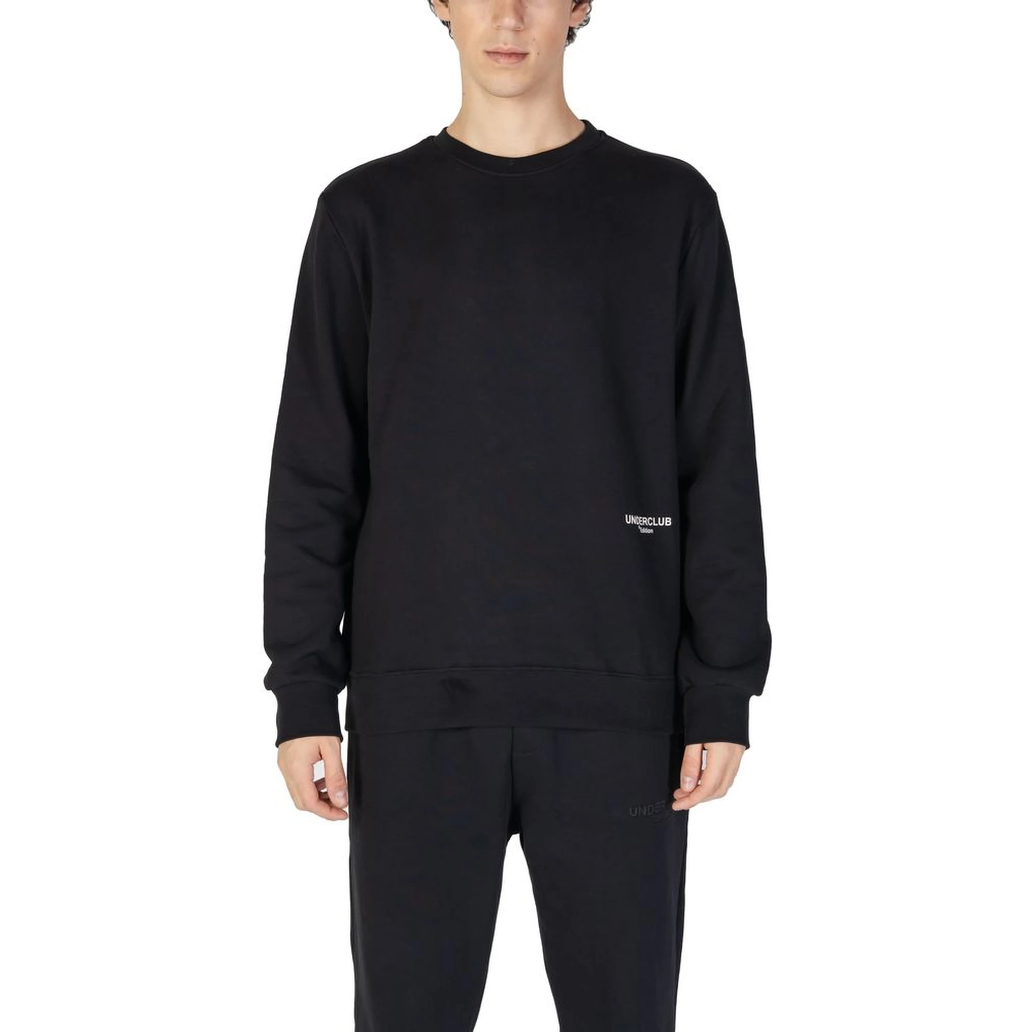 سويت شيرت قطني أسود