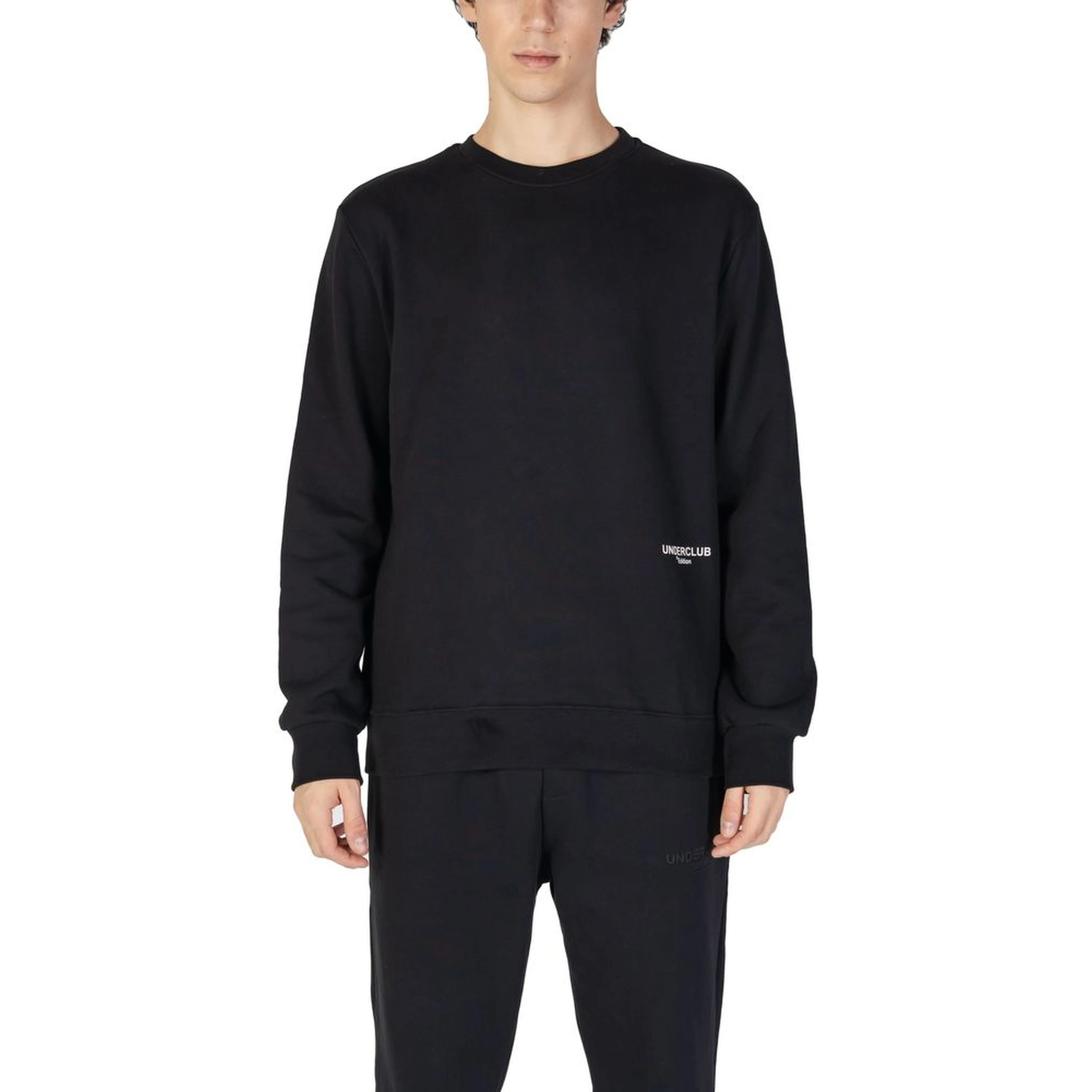 Black Cotton Sweatshirt
