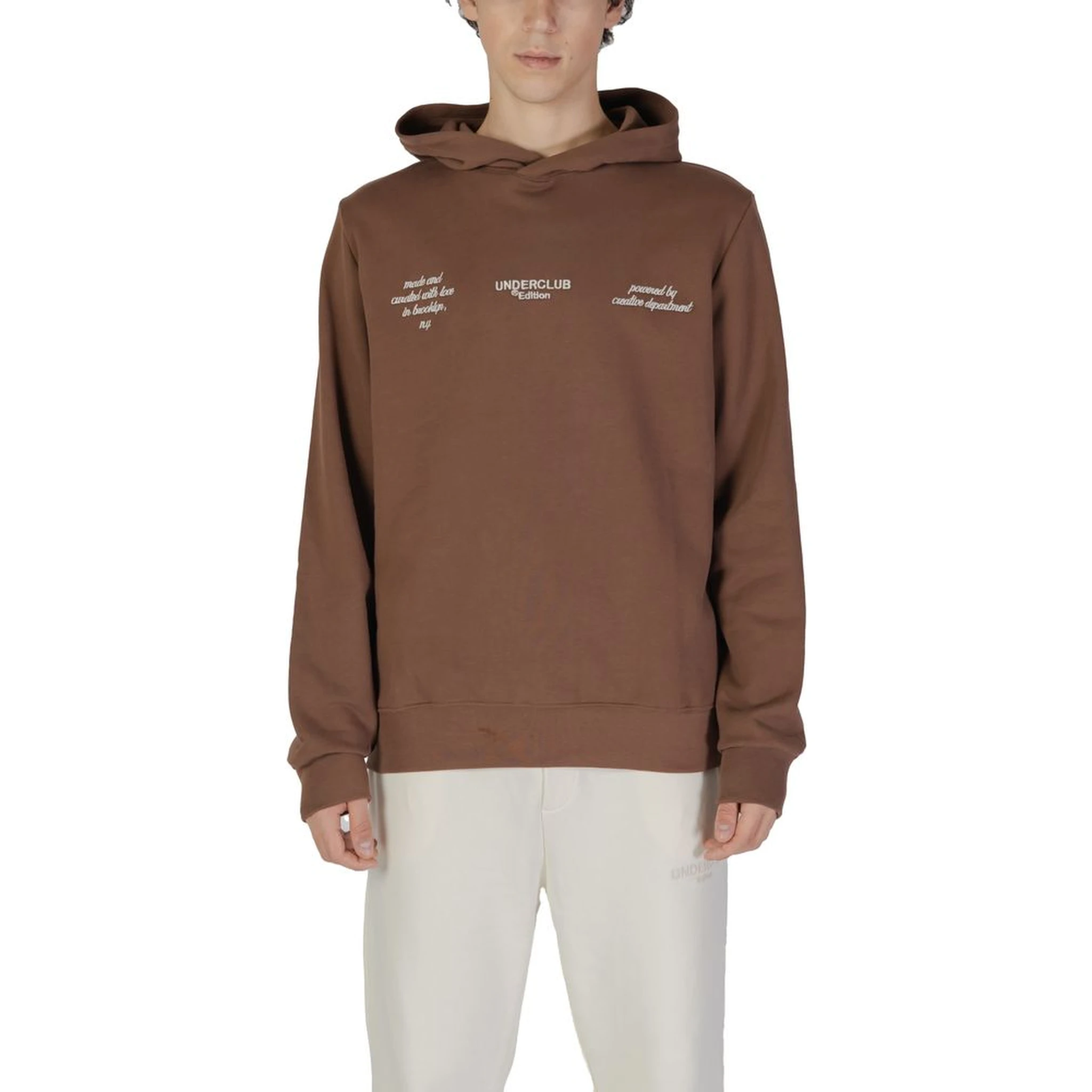 Brown Cotton Hoodie
