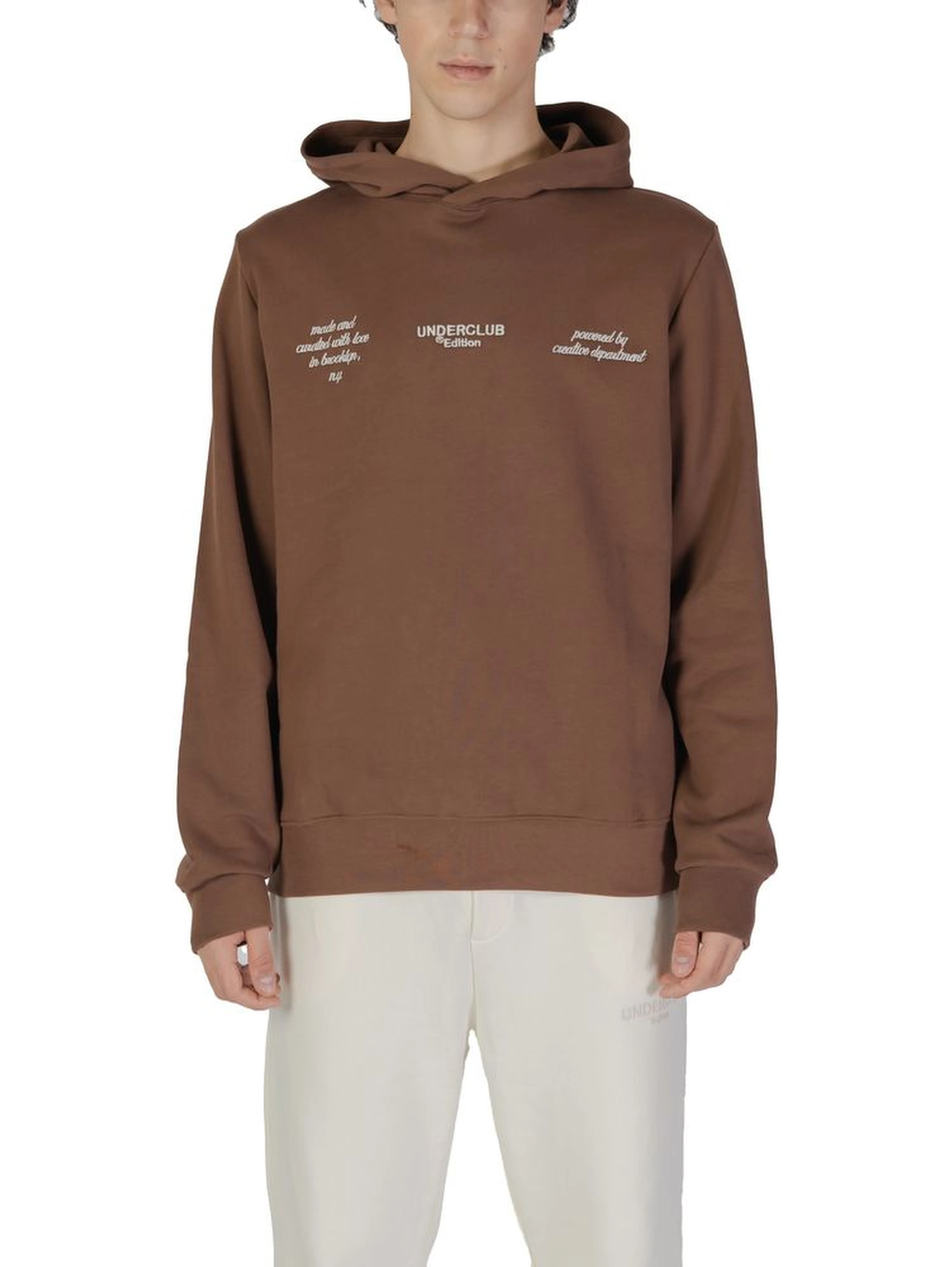 Brown Cotton Hoodie